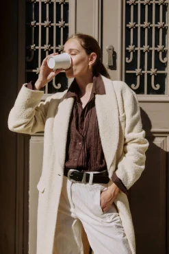 Fiamma. Abrigo con cuello solapa