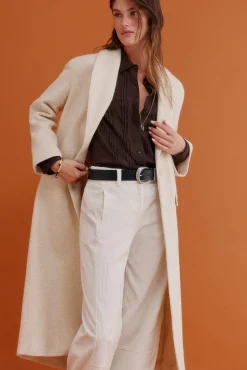 Fiamma. Abrigo con cuello solapa