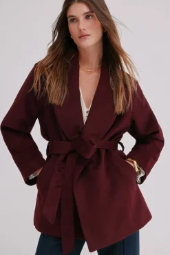 Filippa. Abrigo con cinturón
