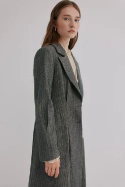 Fiona. Abrigo a rayas