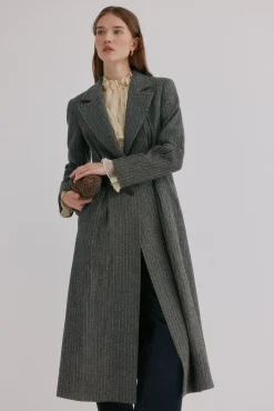 Fiona. Abrigo a rayas