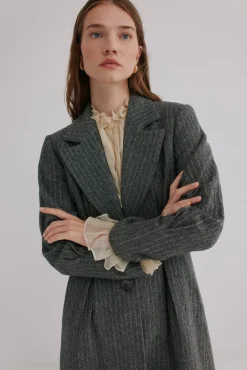 Fiona. Abrigo a rayas