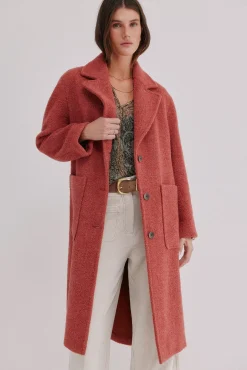 Flora. Abrigo con bolsillos