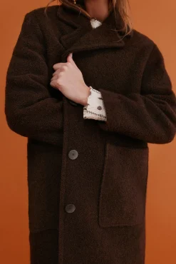 Flora. Abrigo con bolsillos