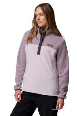 Forro polar con cierre medio