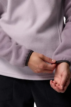 Forro polar con cierre medio