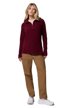 Forro polar con media cremallera