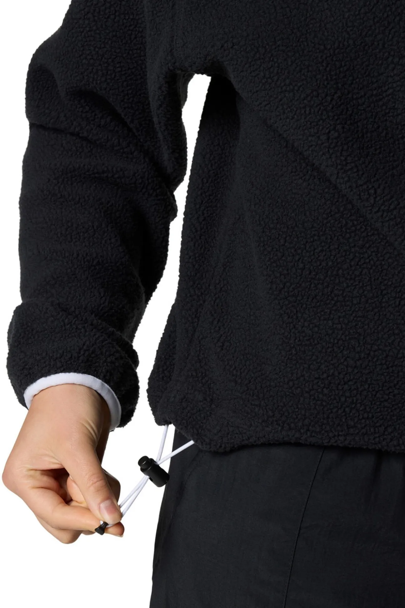 Forro polar sherpa corto con cierre medio Helvetia™ II para mujer