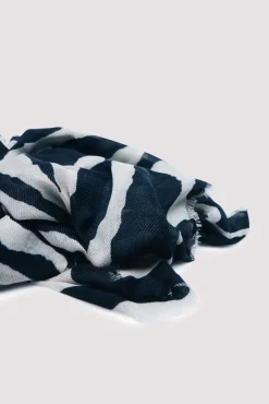 Fular estampado cebra