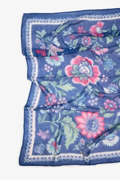 Fular estampado floral