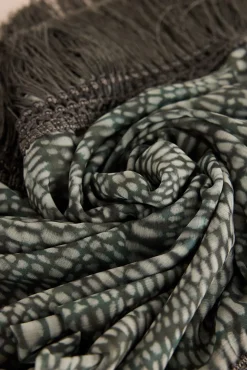 Fular estampado flores