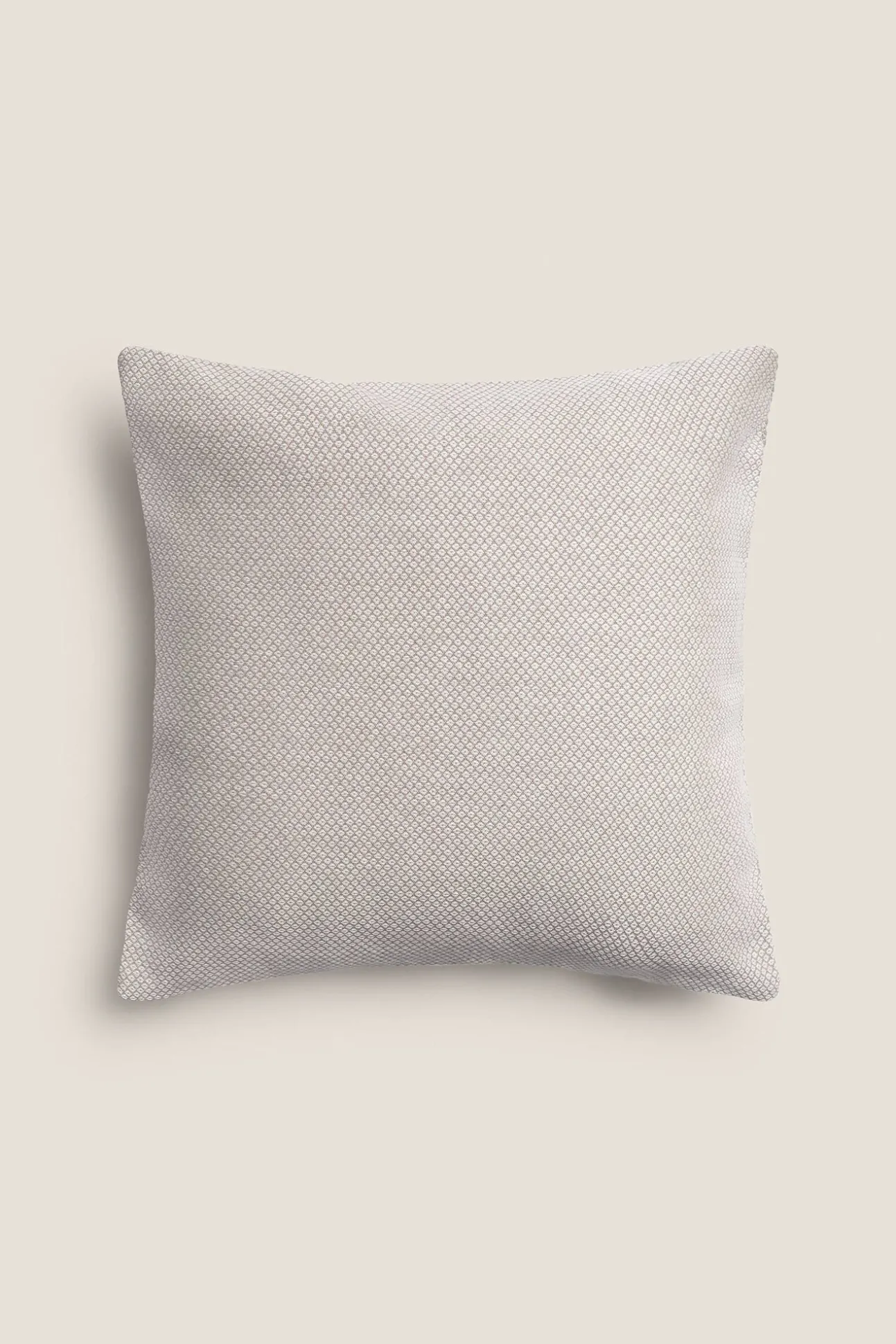 Funda cojín algodón bicolor 45x45cm.