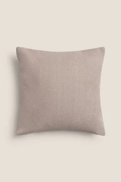 Funda cojín algodón bicolor 45x45cm.