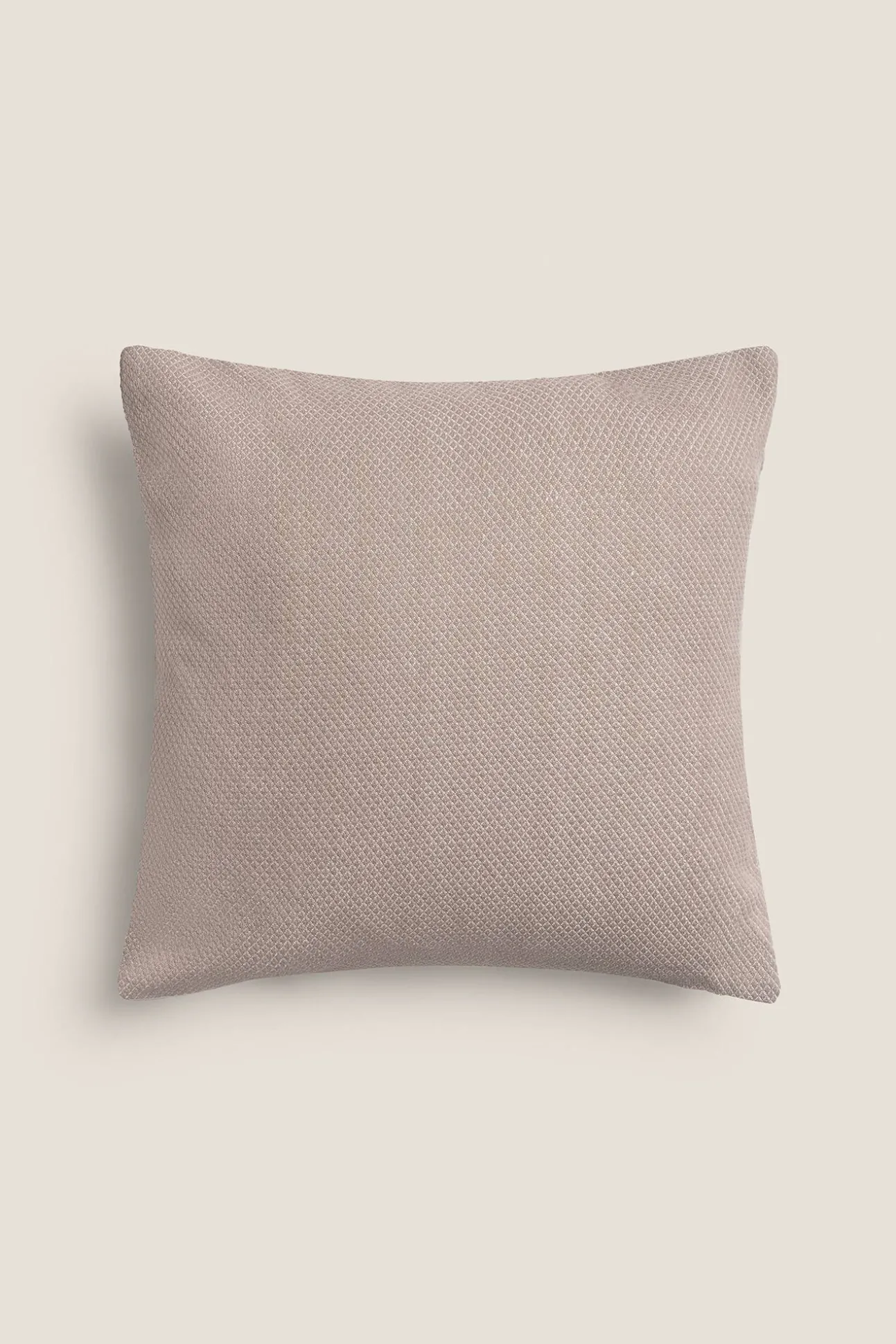 Funda cojín algodón bicolor 45x45cm.