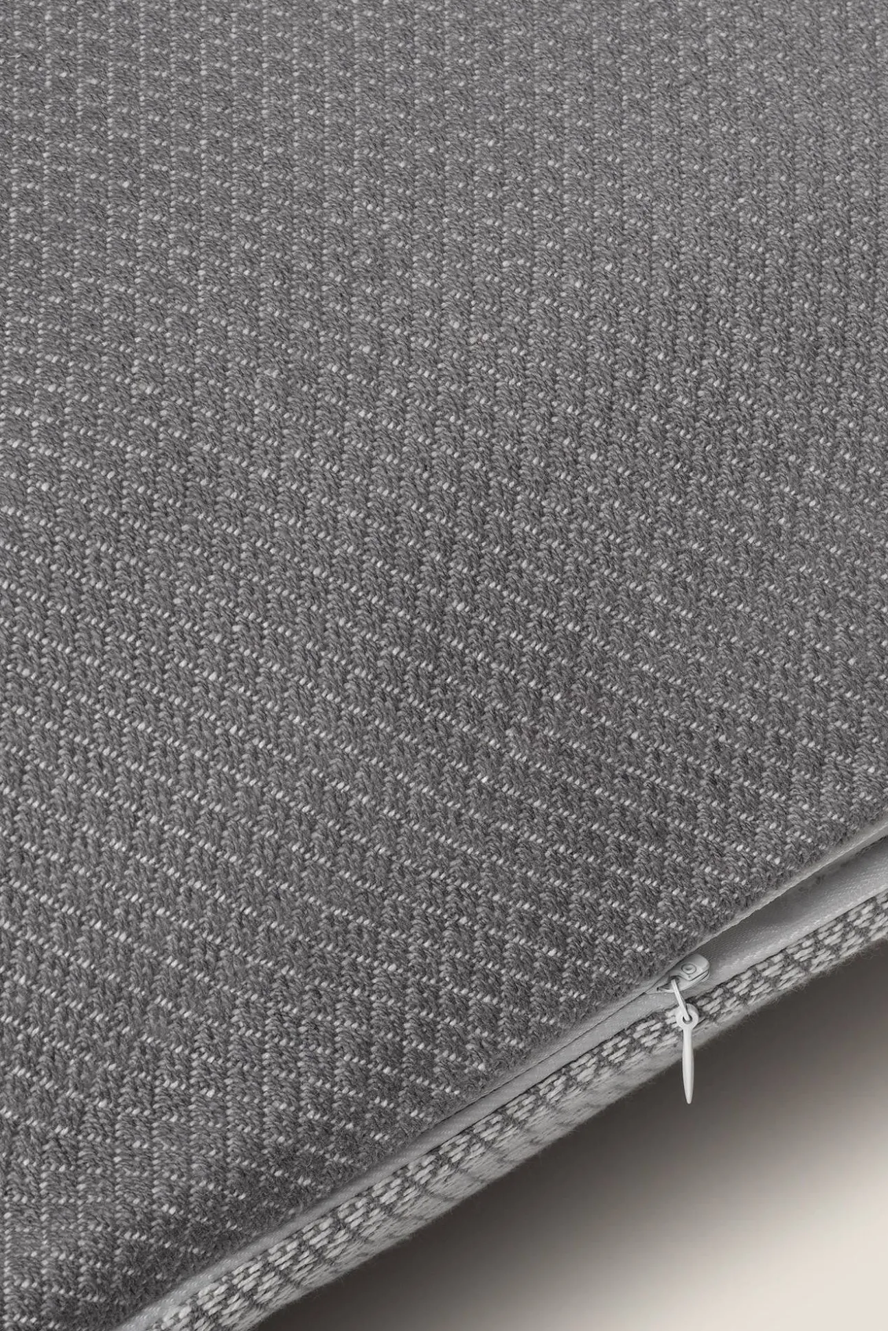 Funda cojín algodón bicolor 45x45cm.