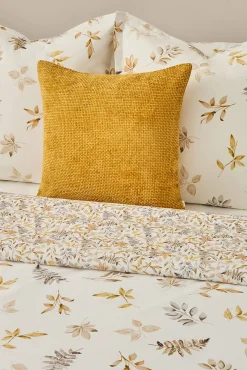 Funda nórdica algodón hojas en rama