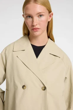 Gabardina corta 100% algodón