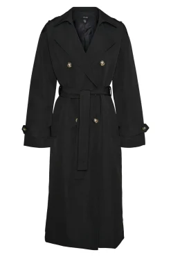 Gabardina larga básica