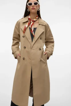 Gabardina larga básica