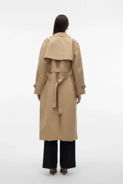 Gabardina larga básica