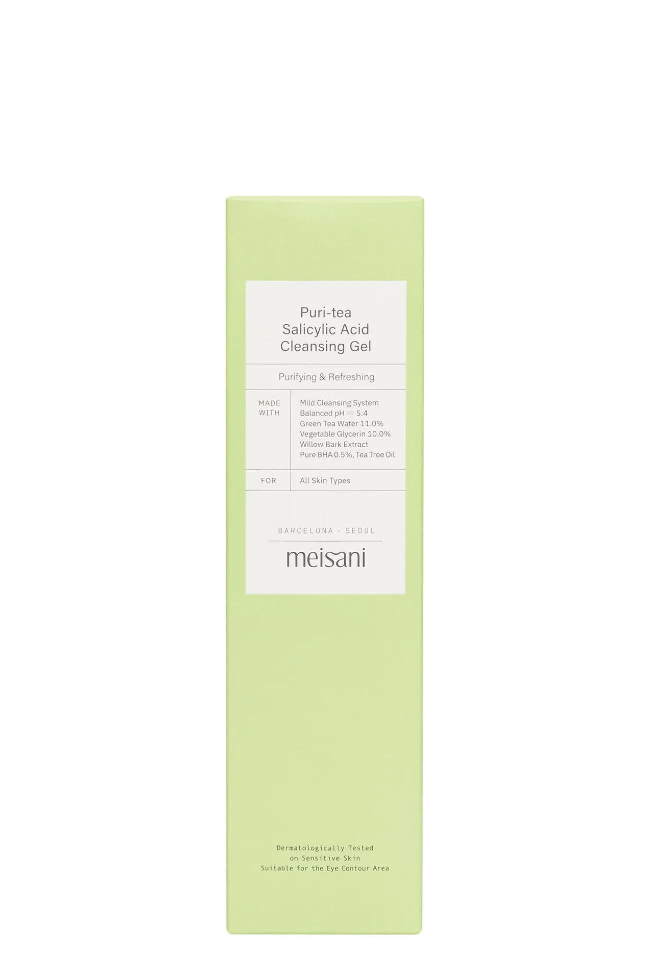 Gel limpiador facial purificante y refrescante