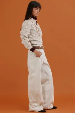 Gina. Blusa a cuadros