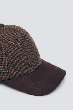 Gorra beisbolera lanera pata de gallo