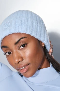 Gorro punto azul bebé