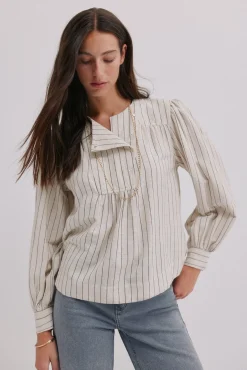 Griselda. Blusa a rayas