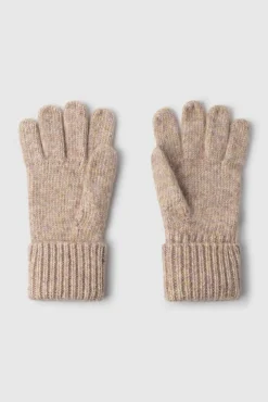 Guantes de punto de espiga