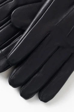 Guantes piel vacuno negro