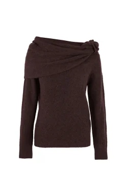 Idalia. Jersey con escote asimétrico