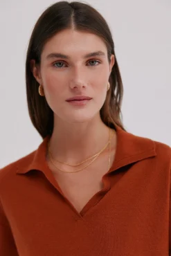 Idoia. Cárdigan con cuello solapa