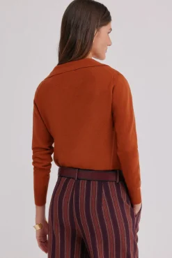 Idoia. Cárdigan con cuello solapa