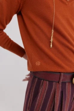 Idoia. Cárdigan con cuello solapa