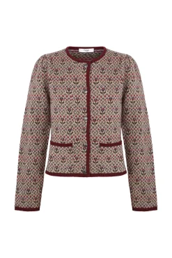 Isela. Cárdigan jacquard