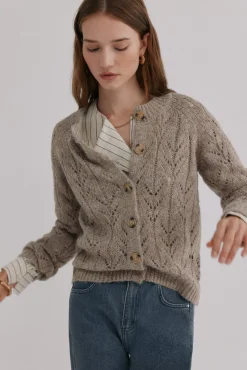 Ivette. Cárdigan calado