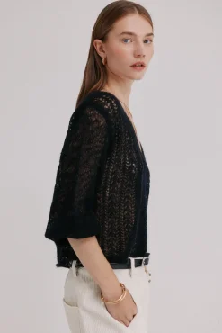 Ivy. Cárdigan calado