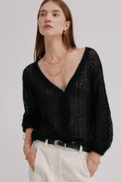 Ivy. Cárdigan calado