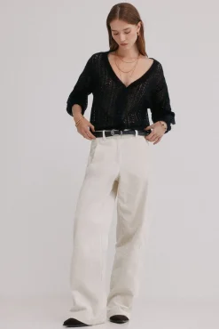 Ivy. Cárdigan calado