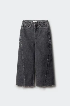 Jeans denim culotte TACHAS niña
