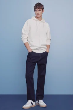 Jeans lavado desencolado straight fit