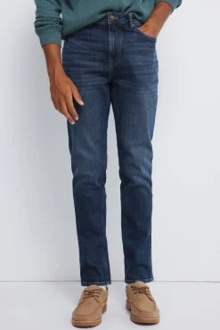 Jeans lavado medio oscuro slim fit