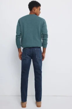 Jeans lavado medio oscuro slim fit