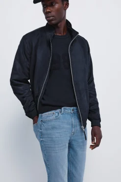 Jeans lavado medio slim fit