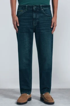 Jeans lavado oscuro regular fit