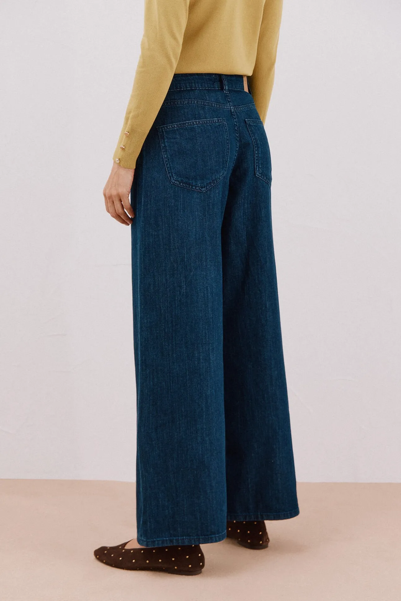 Jeans long palazzo