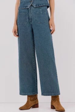 Jeans marine textura