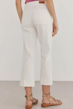 Jeans stove pipe cropped