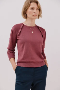 Jersey adorno volantes